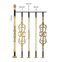 Vintage Luxury Brass Railing